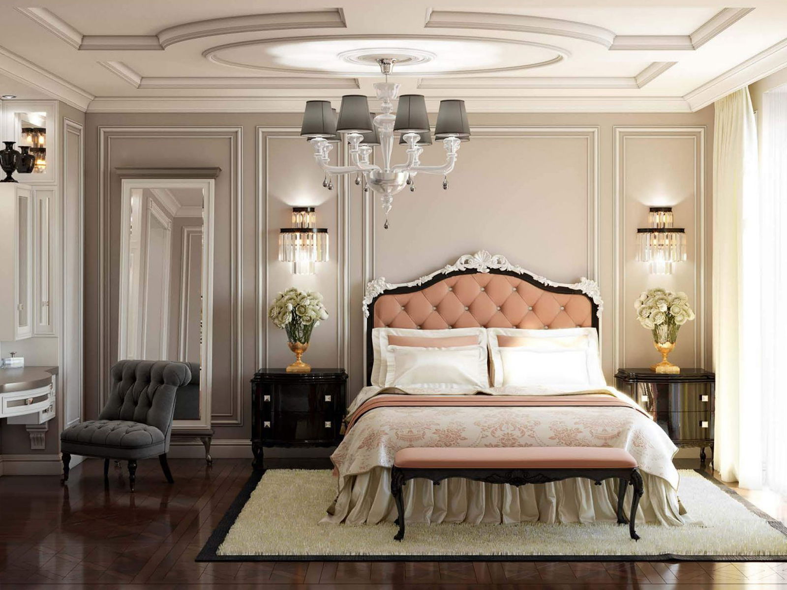 15+ Mẫu Phòng Ngủ Tân Cổ Điển Đẳng Cấp Bậc Nhất