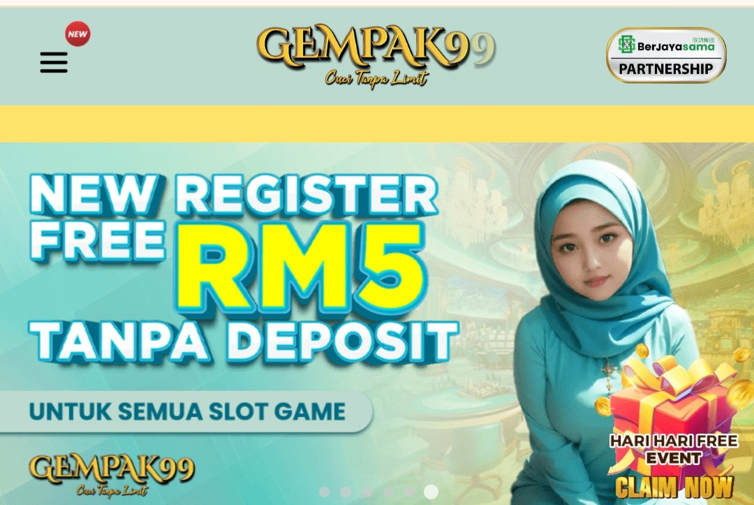 Gempak99 | New Register Free Credit RM10 | Welcome Bonus 180% | Trusted