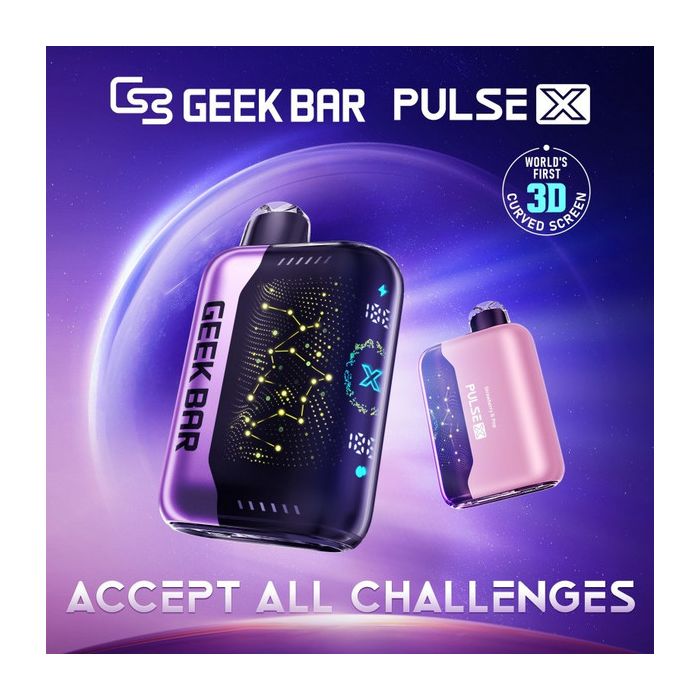 Geek Bar PULSE X 5% Disposable Device - 25000 Puffs - 5 Pack