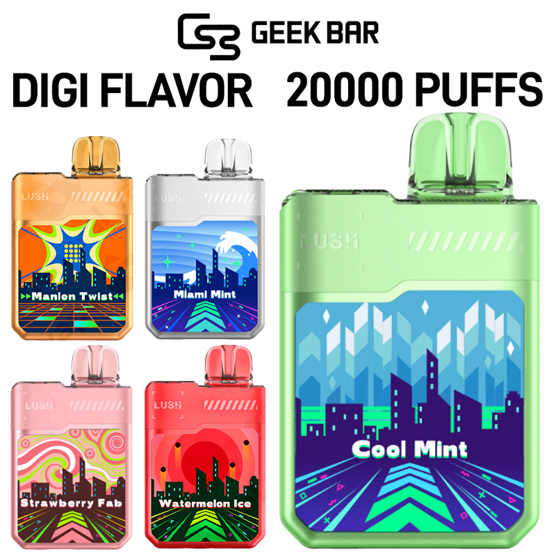 Geek Bar Digiflavor 5% Disposable Device - 20000 Puffs - 5 Pack