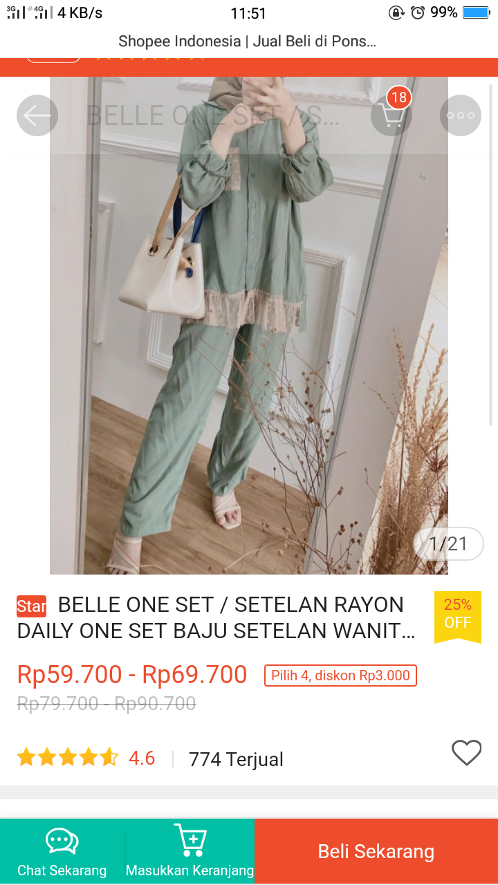 Belle one set