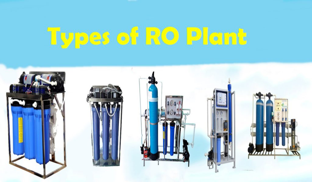 What are the various types of Commercial RO plant and their features?