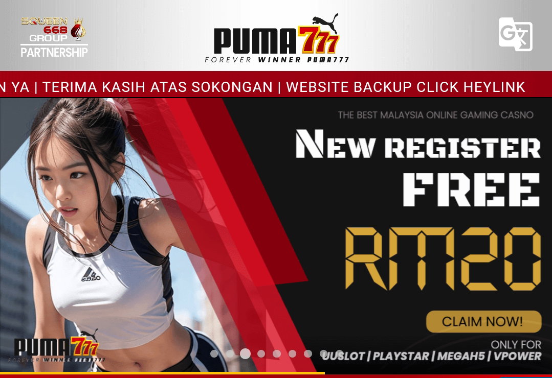 Puma777 | New Register Free Credit RM25 | Free Credit 365 Days | Trusted