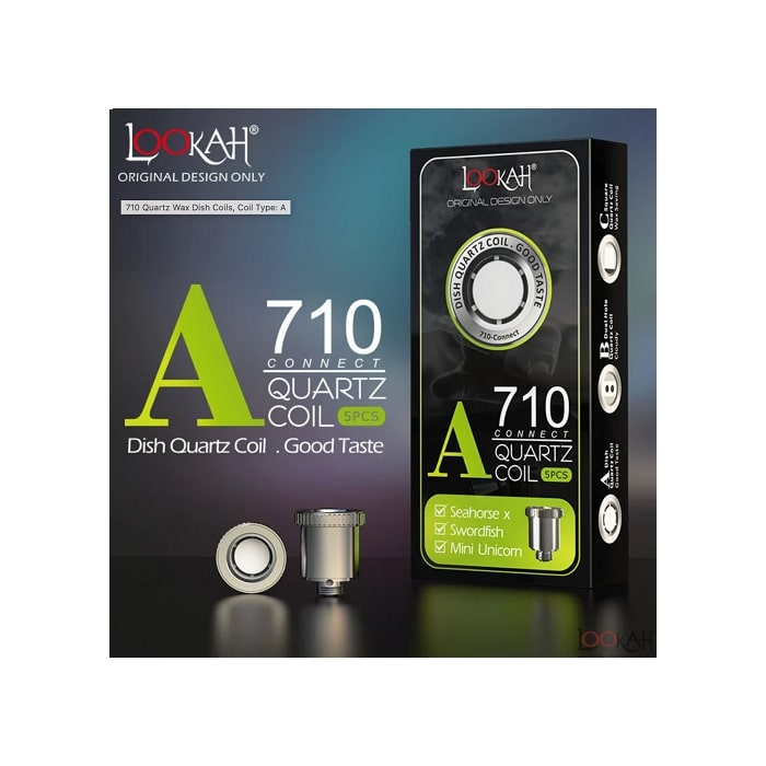 Lookah Replacement 710 Quartz Wax Dish Coil