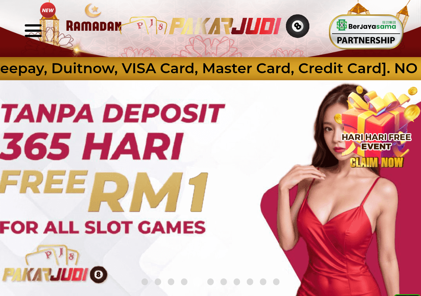 Trusted👍🏻✨PAKARJUDI8✨ 🔥Free Credit RM30& Welcome Bonus RM6.66🔥