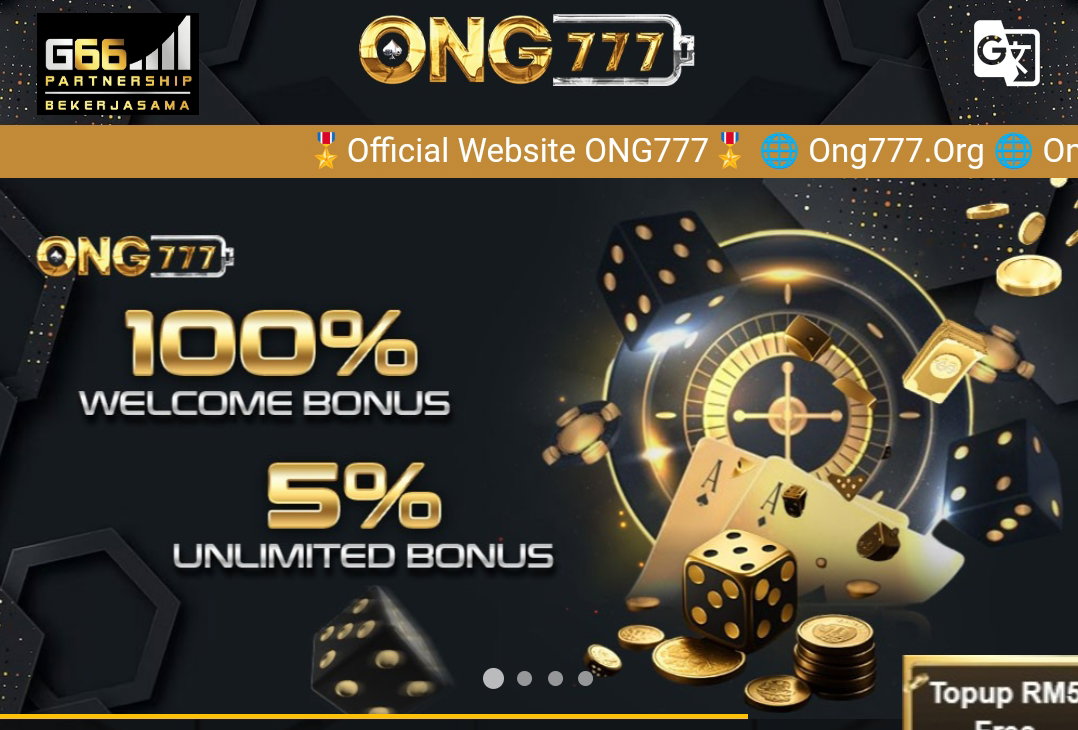 Ong777 | Welcome Bonus 100% | Free Share RM10 | Trusted