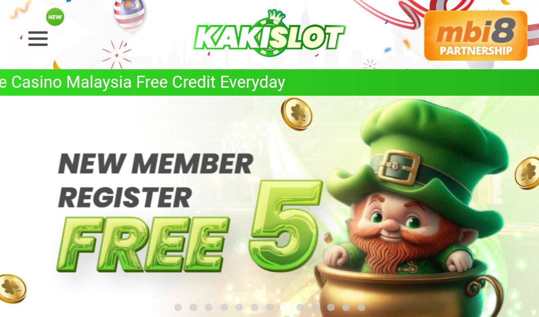 KAKISLOT | New Member Register Free Credit RM5 | Welcome Bonus 180% | Trusted