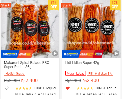 SNACK Micin Murah Meriah