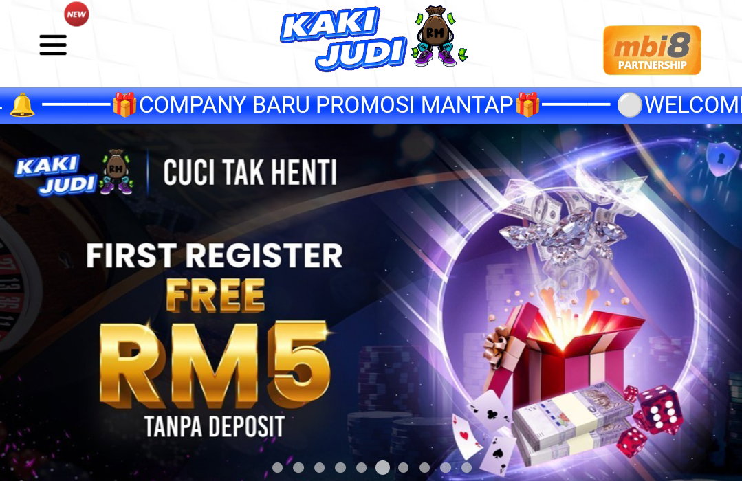 KAKIJUDI - New Member Free Credit RM5 | Welcome Bonus 180% | Trusted