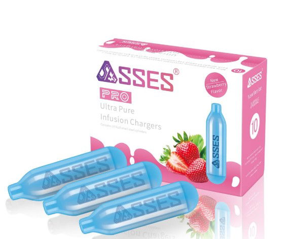 50 Bulbs Strawberry Flavour Cream Chargers – Nang