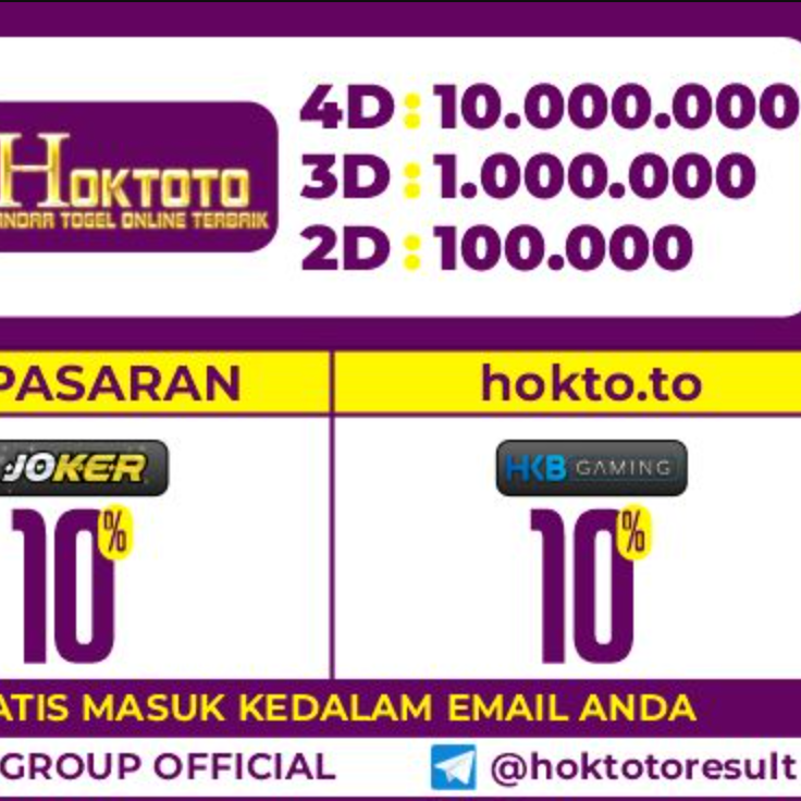 Daftar Hoktoto Versi WEB